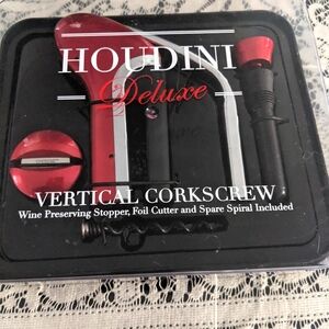 Kitchen Wine Opener Red Black Metallic Wedding Gift Bar Party Accessories